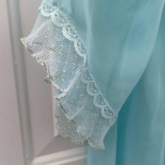 Vintage Sugar Plum Lingerie Long Sheer Peignoir Size Small - Picture 8 of 15